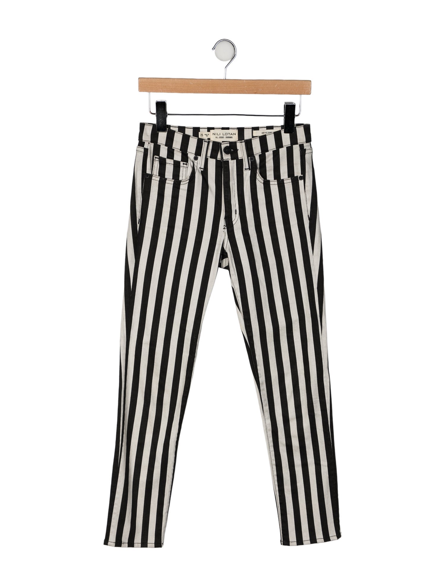 Nili Lotan Mid-Rise Skinny Leg Jeans