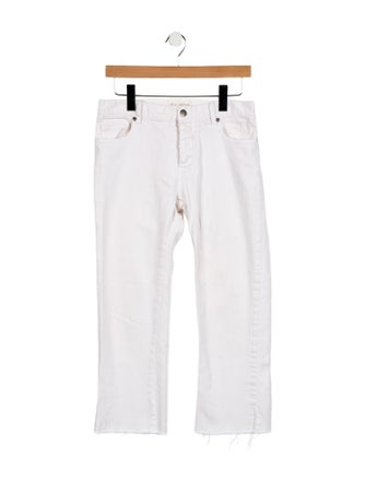 Nili Lotan Mid-Rise Straight Leg Jeans