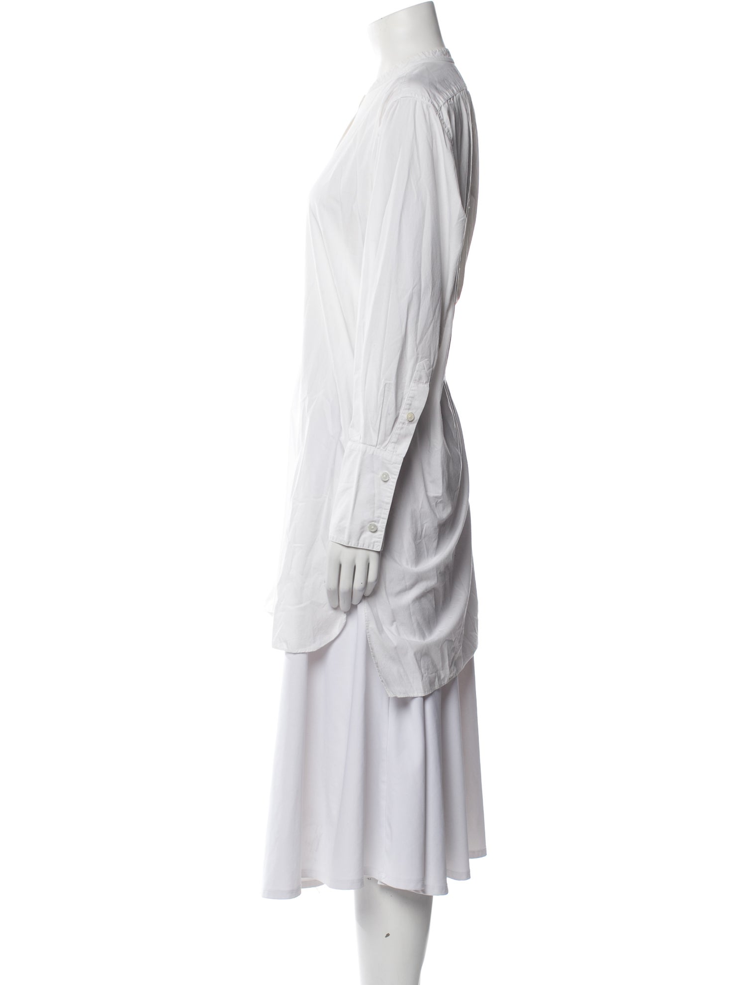 Nili Lotan Mock Neck Long Sleeve Tunic