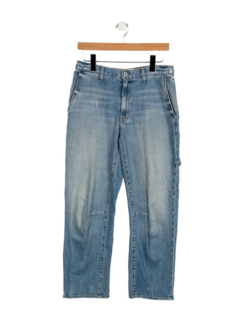 Nili Lotan Mid-Rise Straight Leg Jeans