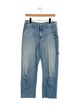 Nili Lotan Mid-Rise Straight Leg Jeans