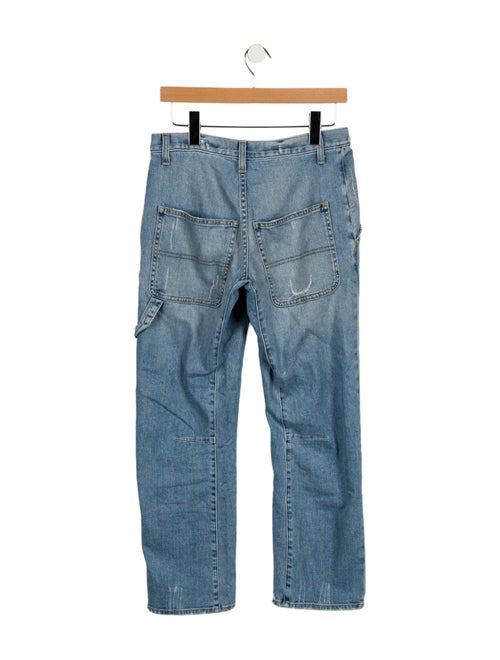 Nili Lotan Mid-Rise Straight Leg Jeans