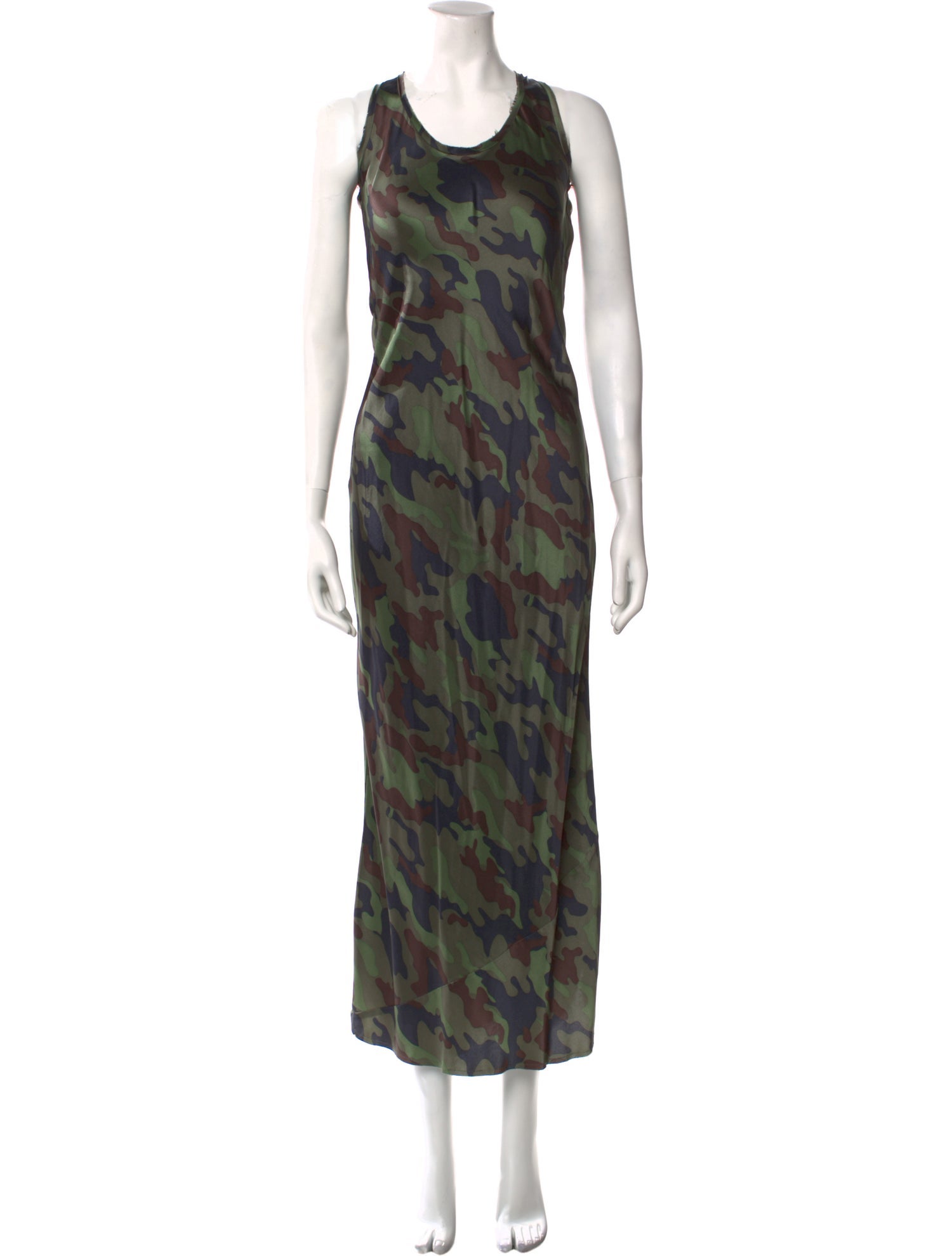 Nili Lotan Silk Long Dress - Green Dresses, Clothing - WN5159173 | The  RealReal