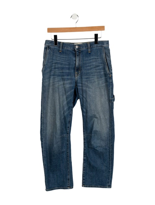 Nili Lotan Mid-Rise Straight Leg Jeans