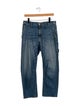 Nili Lotan Mid-Rise Straight Leg Jeans