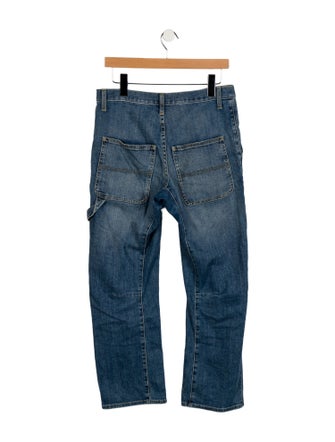 Nili Lotan Mid-Rise Straight Leg Jeans