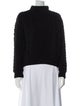 Nili Lotan Wool Mock Neck Sweater