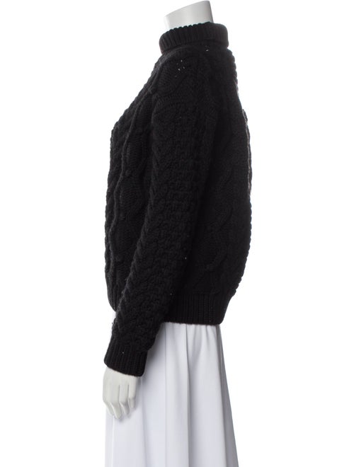 Nili Lotan Wool Mock Neck Sweater