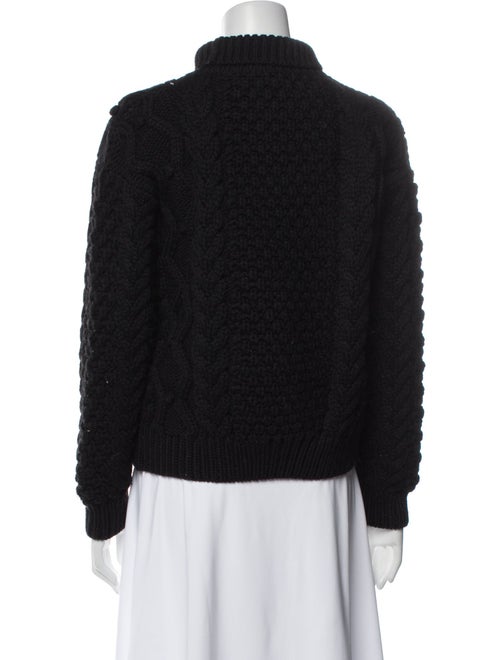 Nili Lotan Wool Mock Neck Sweater