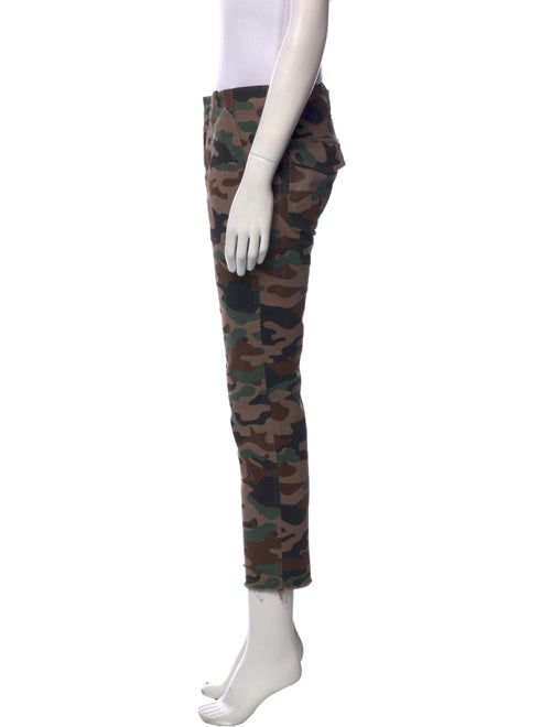 Nili Lotan Camouflage Print Skinny Leg Pants