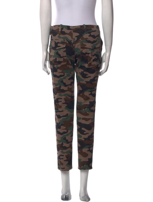 Nili Lotan Camouflage Print Skinny Leg Pants