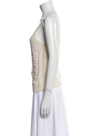 Nili Lotan Cashmere Square Neckline Sweater