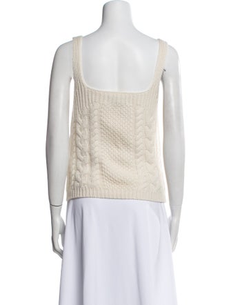 Nili Lotan Cashmere Square Neckline Sweater