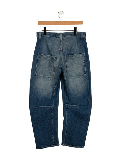 Nili Lotan Mid-Rise Straight Leg Jeans