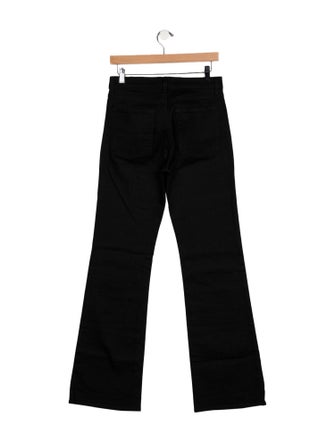 Nili Lotan Mid-Rise Wide Leg Jeans