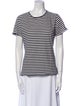 Nili Lotan Striped Crew Neck T-Shirt