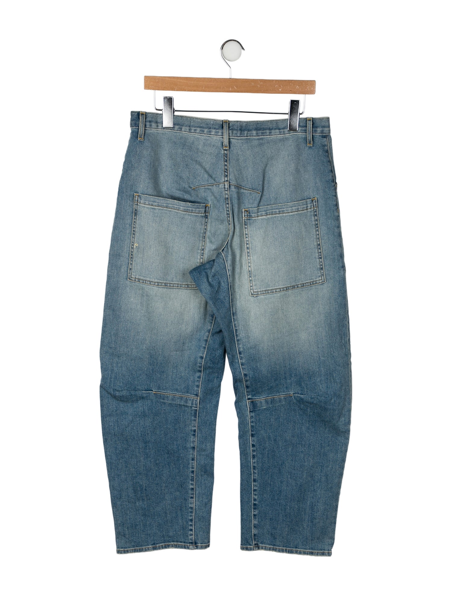 Nili Lotan High-Rise Straight Leg Jeans