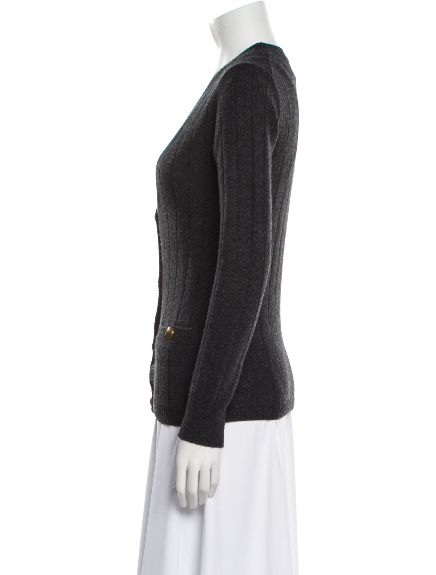 Nili Lotan Wool V-Neck Sweater