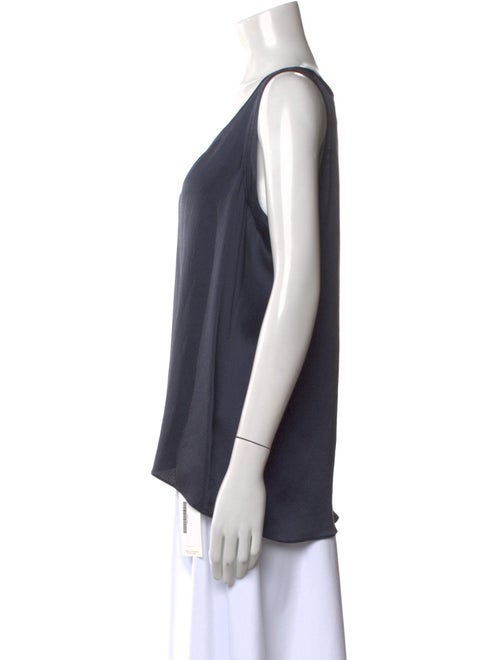 Nili Lotan Silk Scoop Neck Top