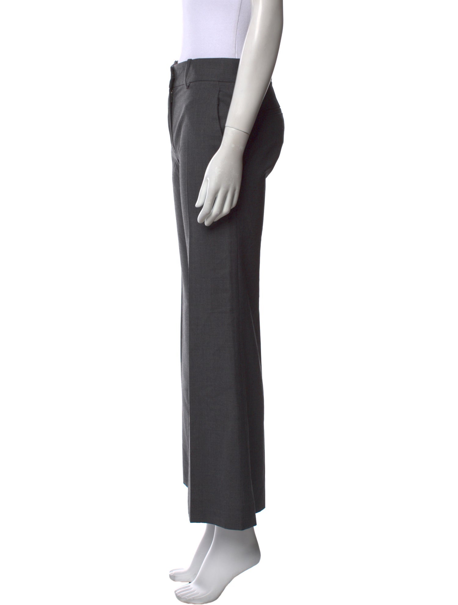 Nili Lotan Virgin Wool Wide Leg Pants