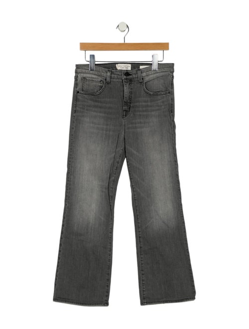 Nili Lotan Mid-Rise Wide Leg Jeans