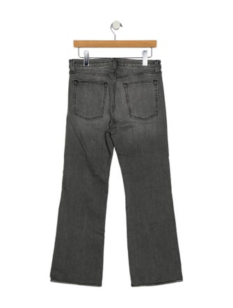 Nili Lotan Mid-Rise Wide Leg Jeans