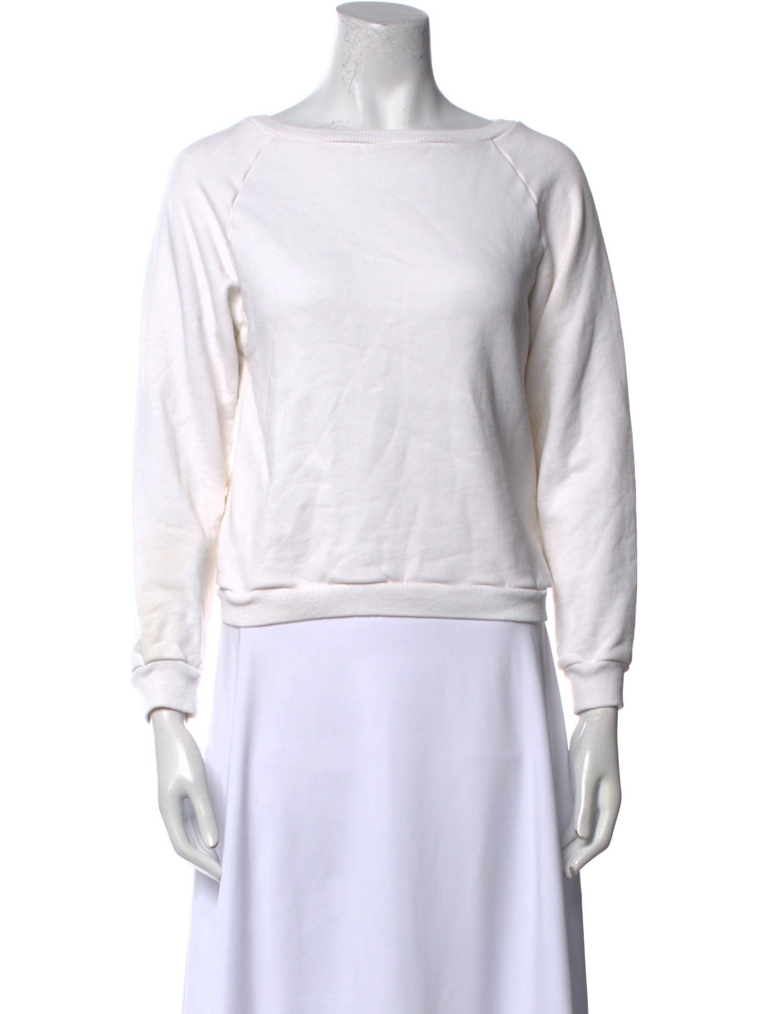 Nili Lotan Bateau Neckline Long Sleeve Sweatshirt