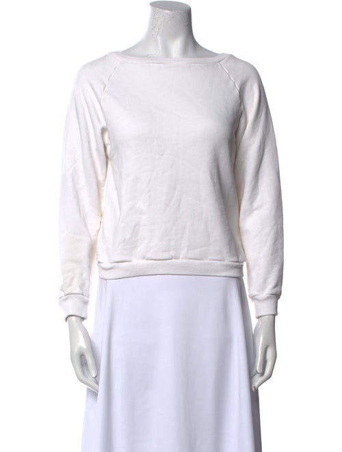 Nili Lotan Bateau Neckline Long Sleeve Sweatshirt