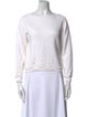 Nili Lotan Bateau Neckline Long Sleeve Sweatshirt
