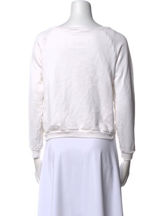 Nili Lotan Bateau Neckline Long Sleeve Sweatshirt