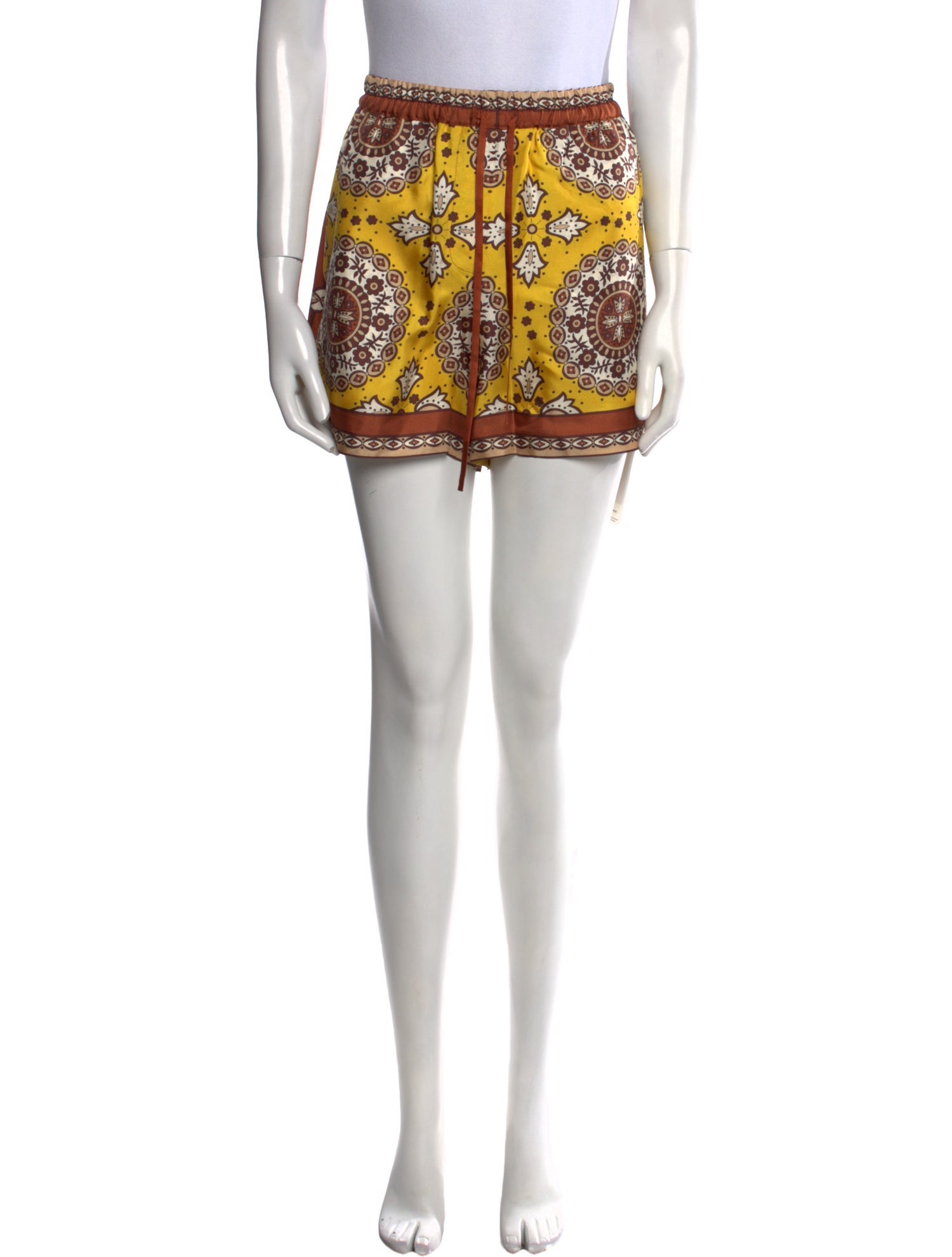 Nili Lotan Silk Mini Shorts