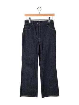 Nili Lotan High-Rise Wide Leg Jeans