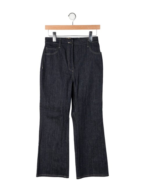 Nili Lotan High-Rise Wide Leg Jeans