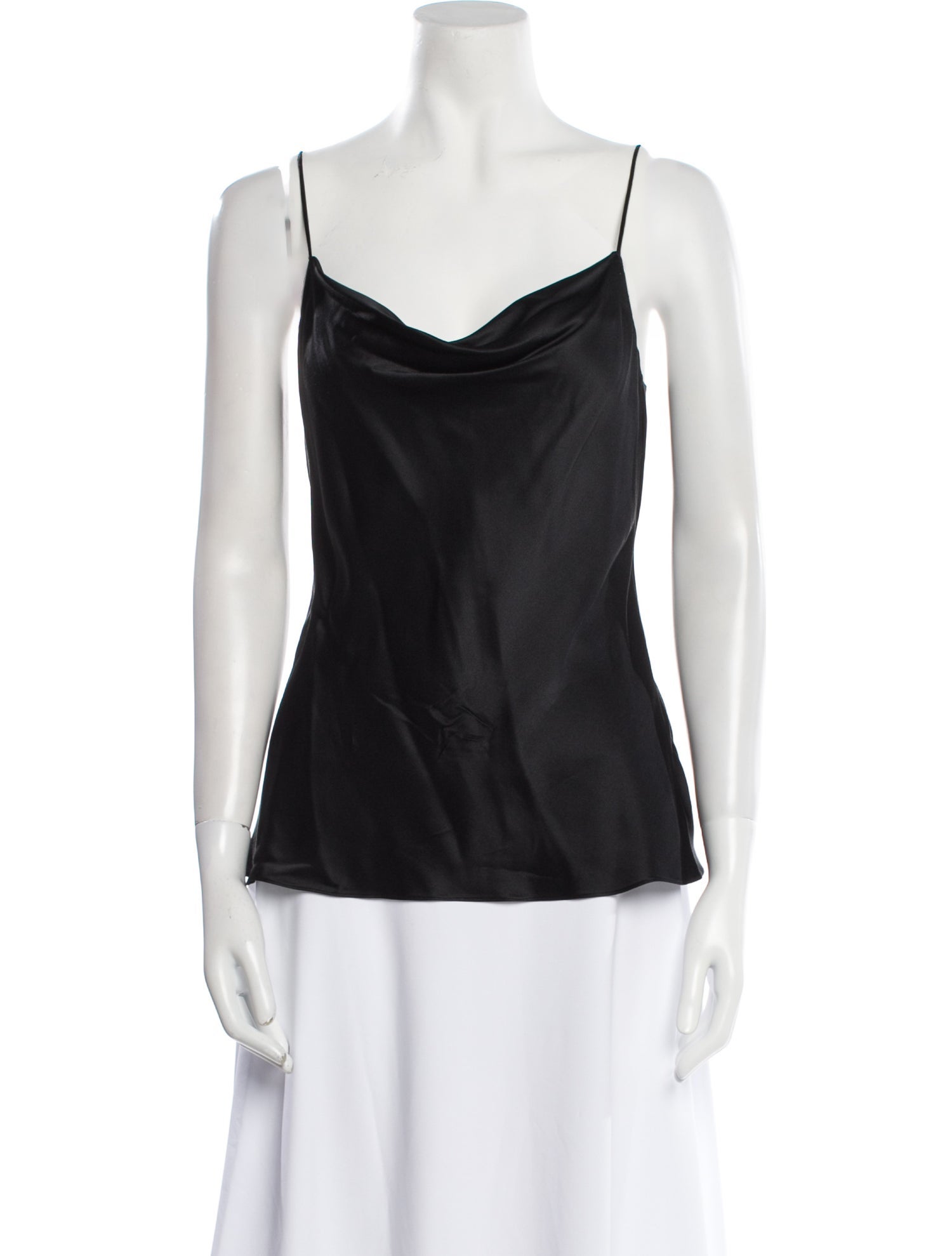 Nili Lotan Silk Cowl Neck Top