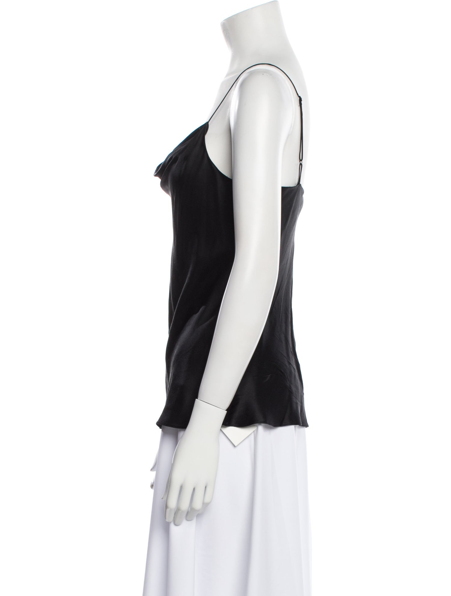 Nili Lotan Silk Cowl Neck Top