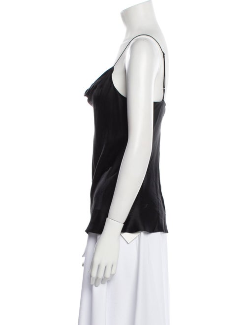 Nili Lotan Silk Cowl Neck Top