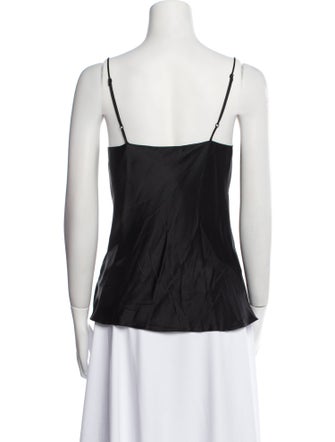 Nili Lotan Silk Cowl Neck Top