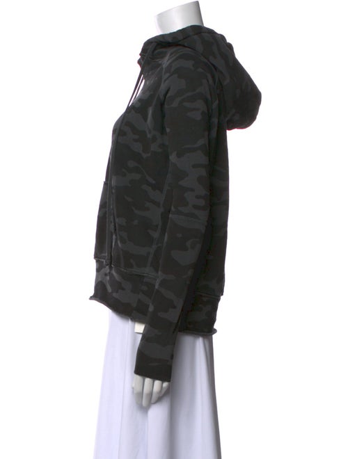 Nili Lotan Printed V-Neck Sweatshirt