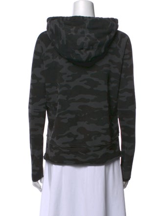 Nili Lotan Printed V-Neck Sweatshirt