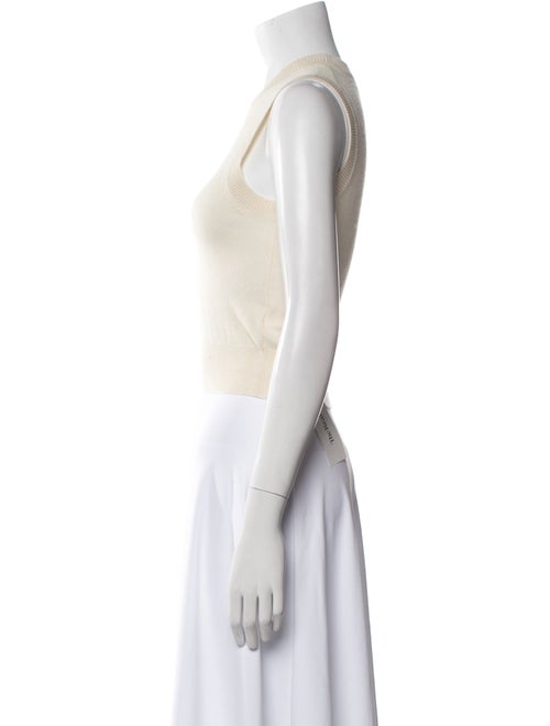 Nili Lotan Cashmere Crew Neck Crop Top