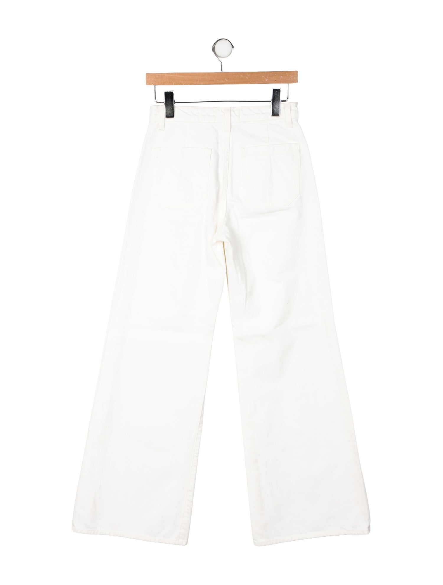 Nili Lotan Mid-Rise Wide Leg Jeans