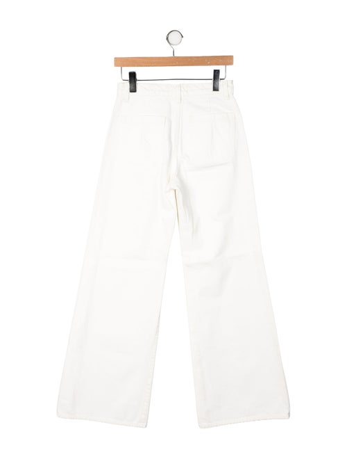 Nili Lotan Mid-Rise Wide Leg Jeans
