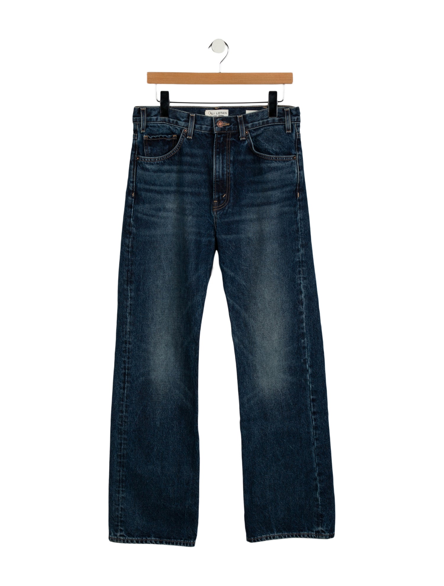 Nili Lotan High-Rise Wide Leg Jeans