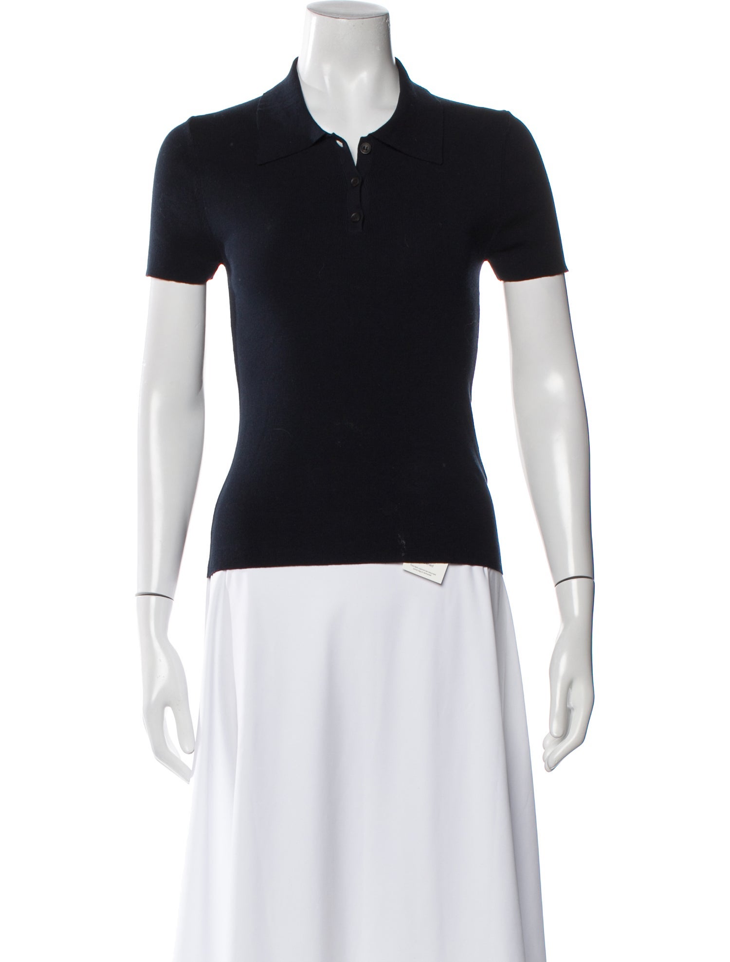 Nili Lotan Short Sleeve Polo
