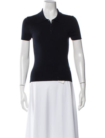 Nili Lotan Short Sleeve Polo