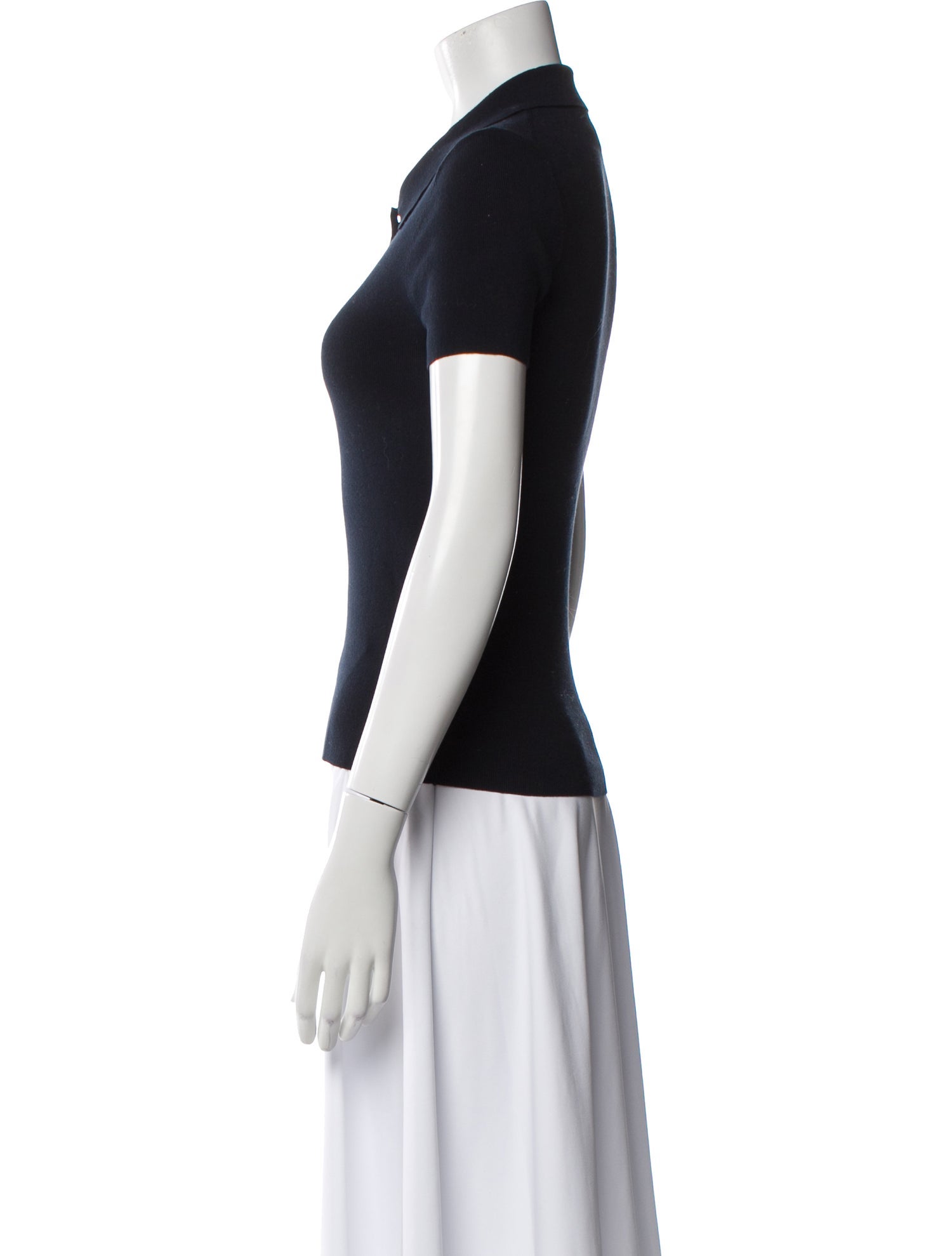 Nili Lotan Short Sleeve Polo