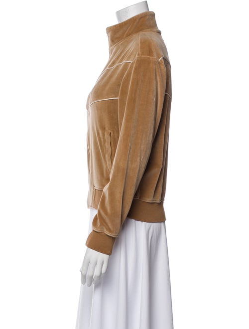 Nili Lotan Mock Neck Long Sleeve Sweatshirt