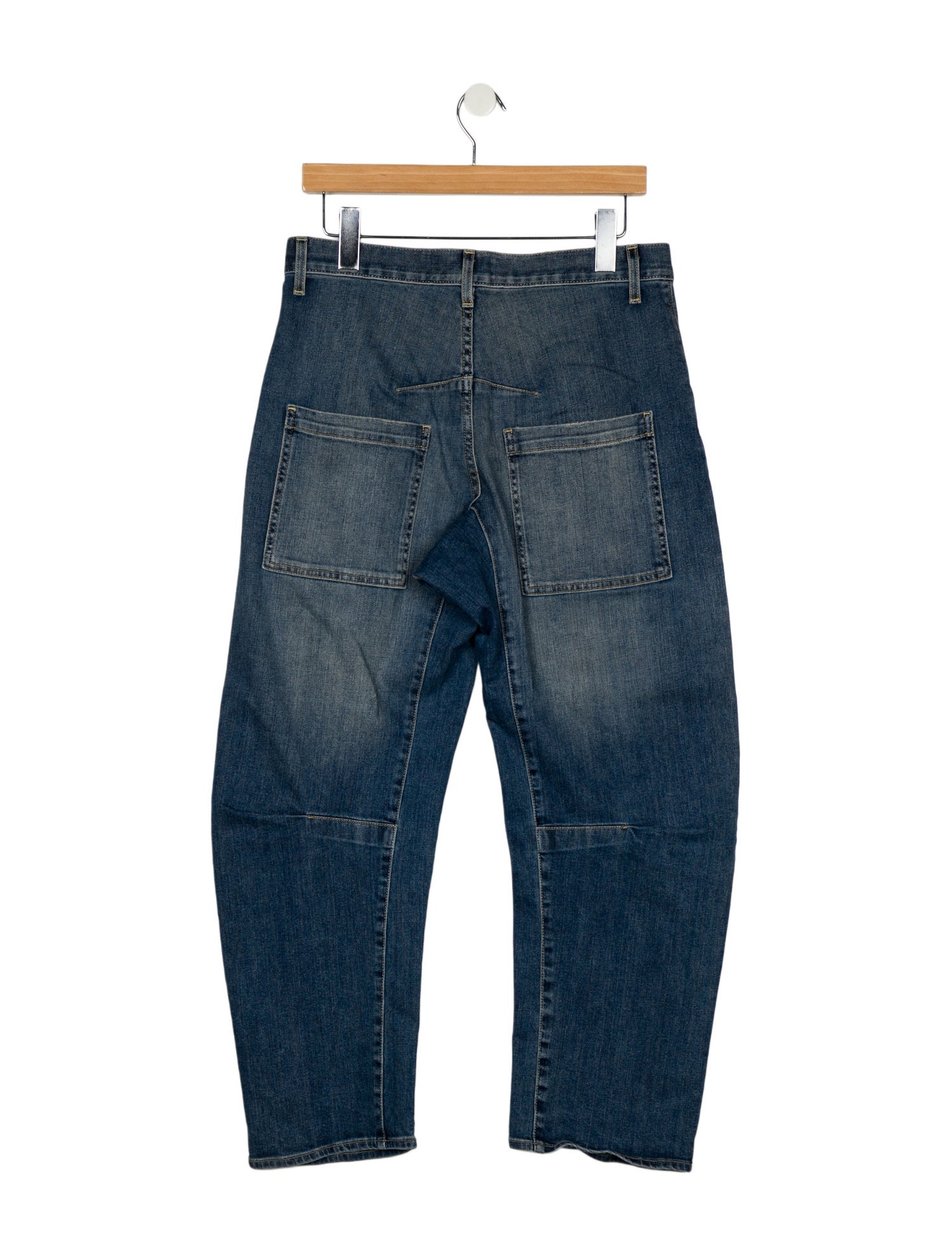 Nili Lotan High-Rise Straight Leg Jeans