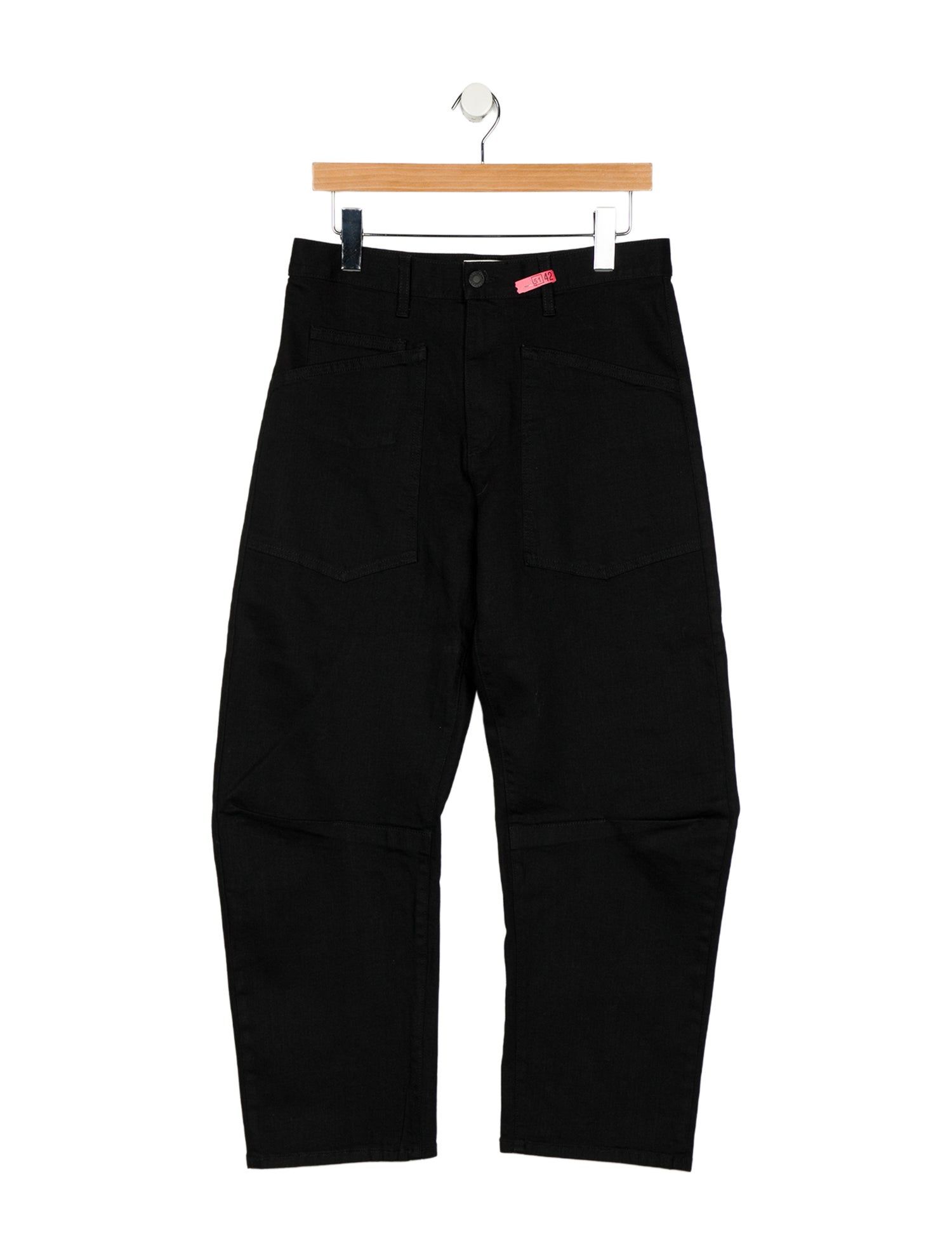 Nili Lotan High-Rise Straight Leg Jeans