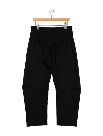 Nili Lotan High-Rise Straight Leg Jeans